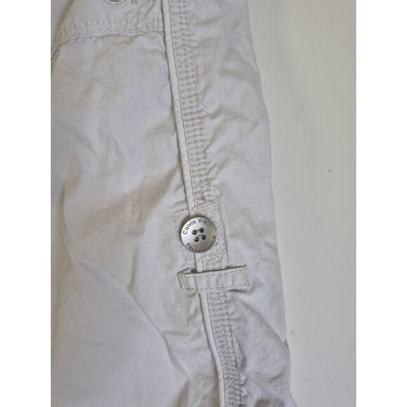 Calvin Klein Performance Light Beige (Fog) Shorts Women's Size M - Picture 8 of 9
